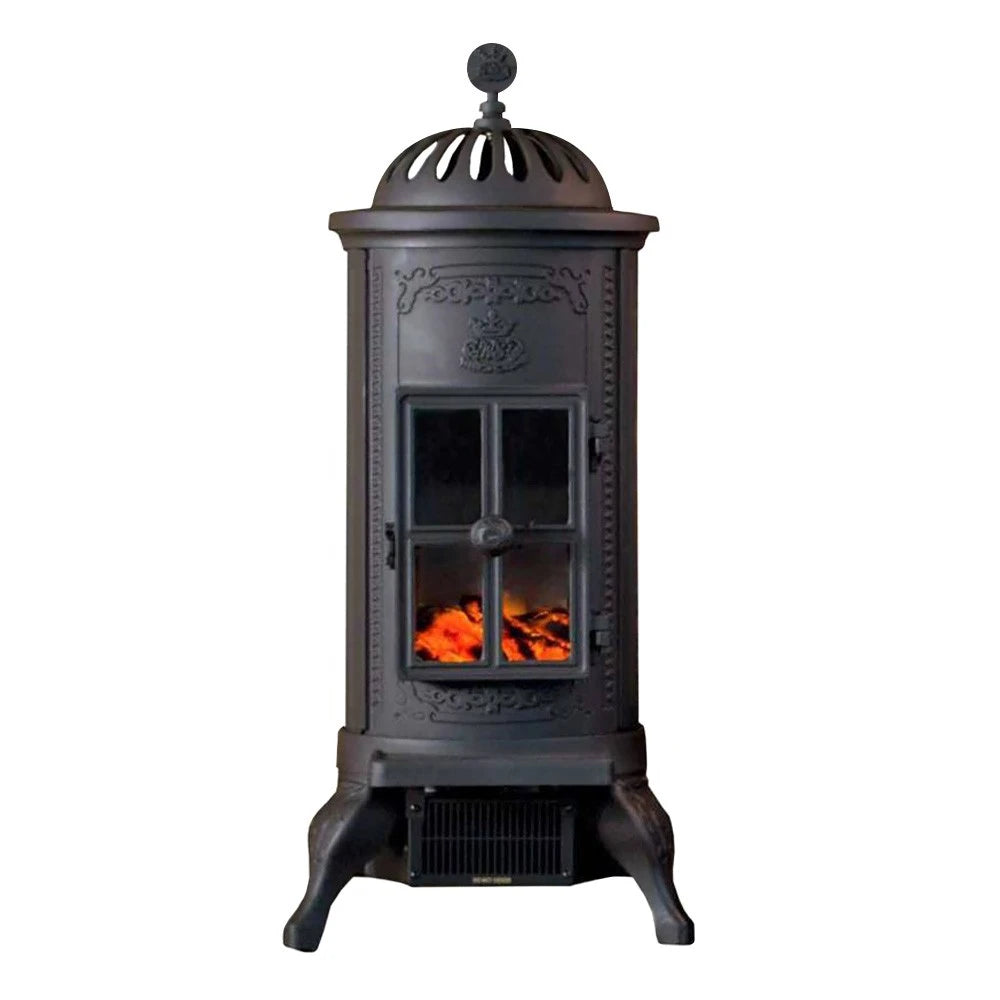 Carl Electric Fireplace - Cast Iron