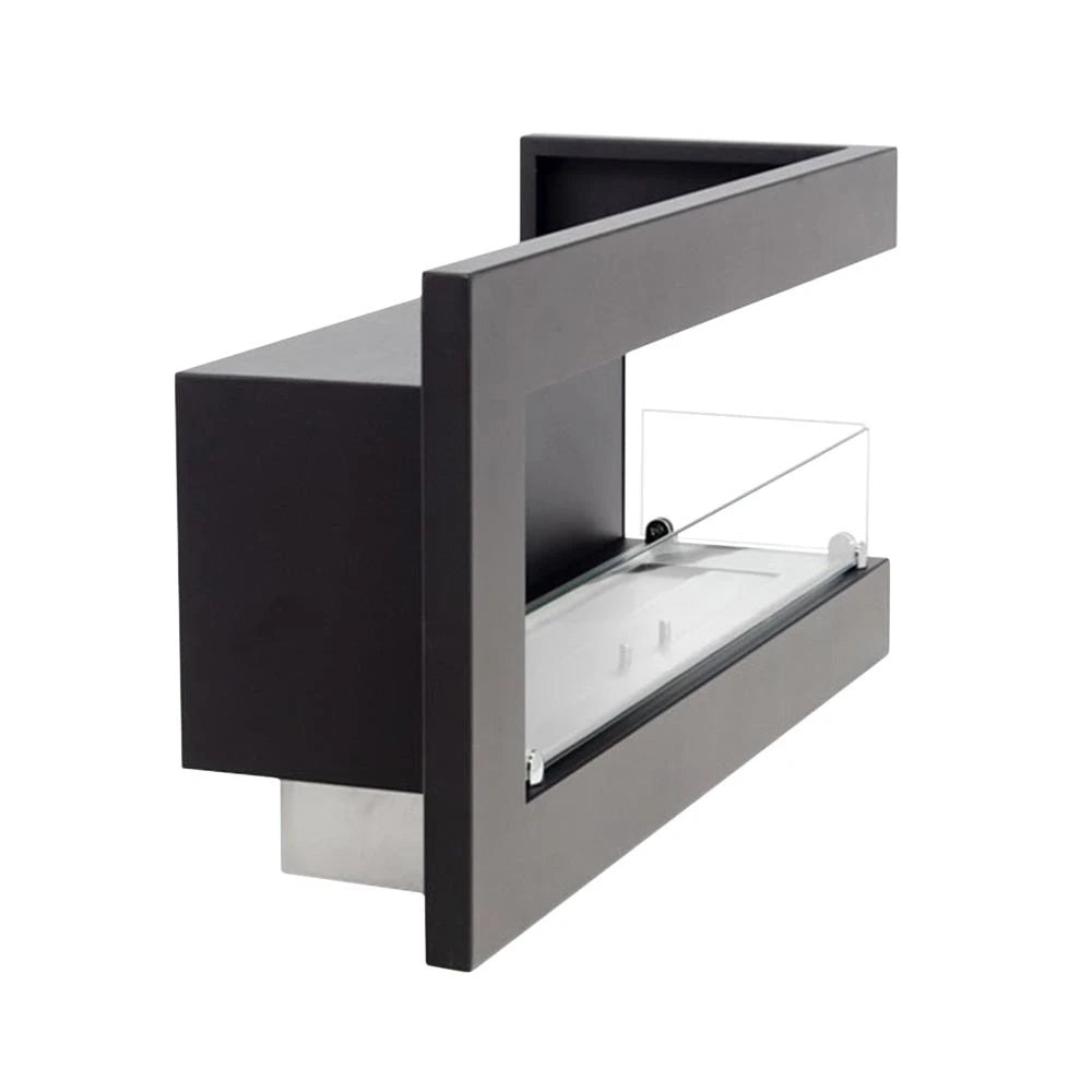 Right-facing Corner Fireplace - 85 cm