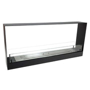Tvåsidig etanolkamin för inbyggnad - 140 cm