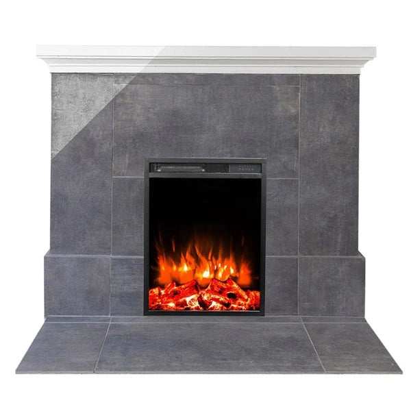 LED Classic Built-in Electric Fireplace - 45 cm