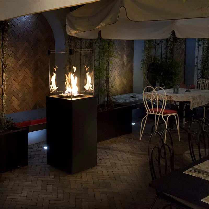 Deluxe Patio outdoor gaskamin - Svart