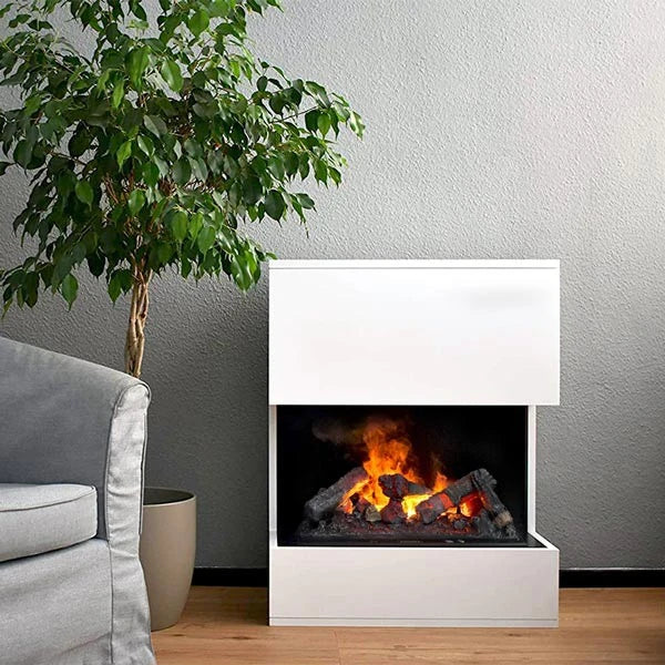 Kästner White - OMC 600 | Freestanding Water Vapour Fireplace