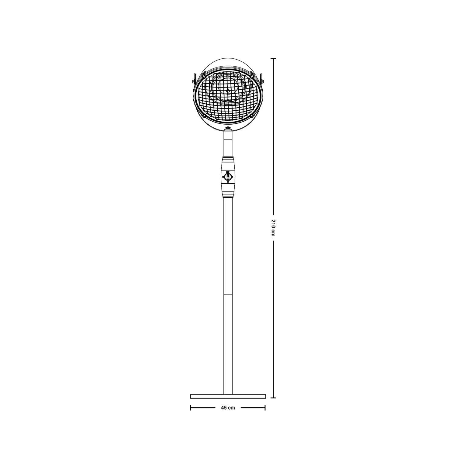 Indus Bright Stående 2100W