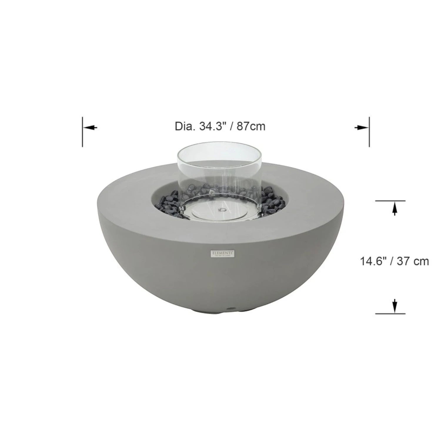 ROCA Bioetanol Eldstad – Space Grey