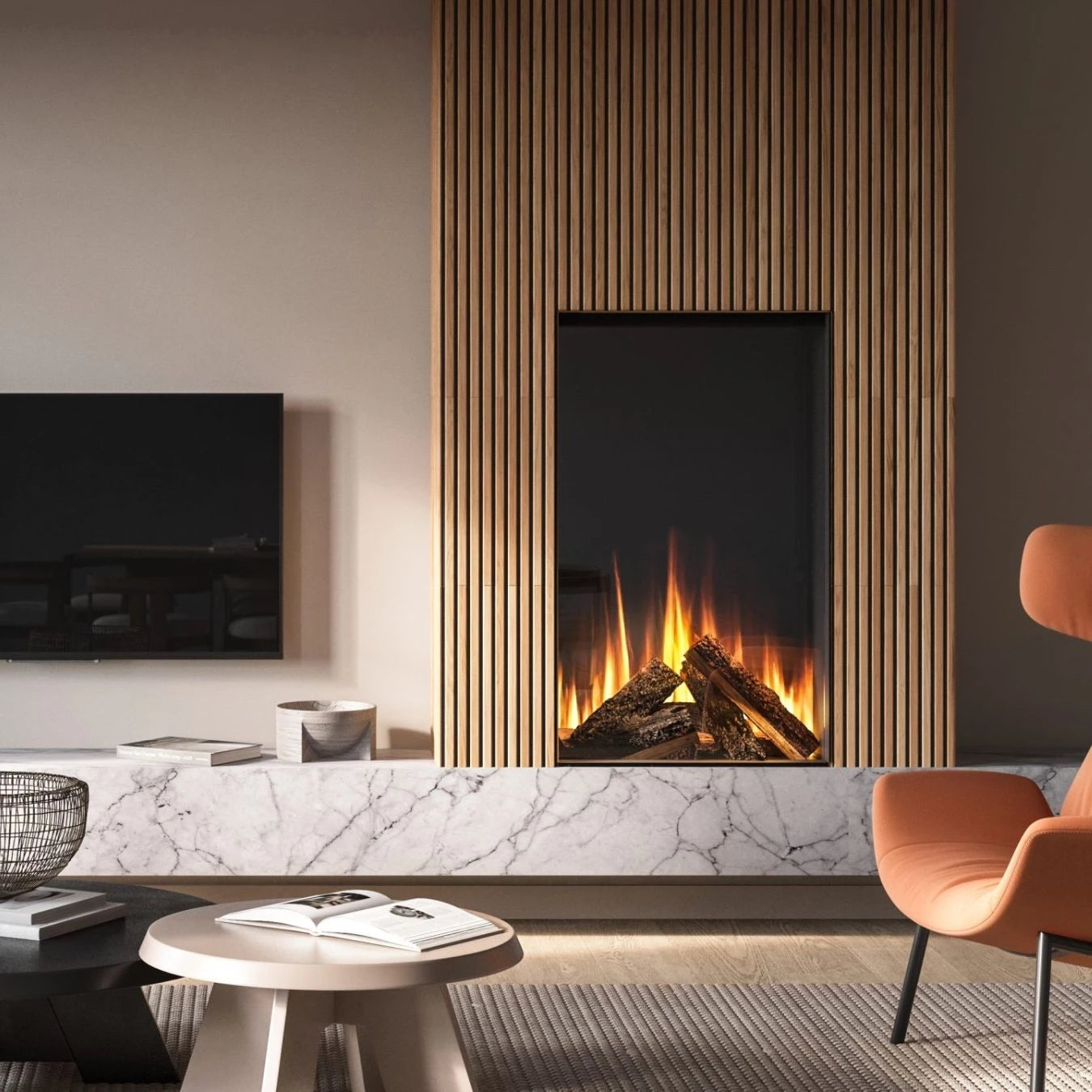 British Fires Knightwood - Electric Fireplace Insert