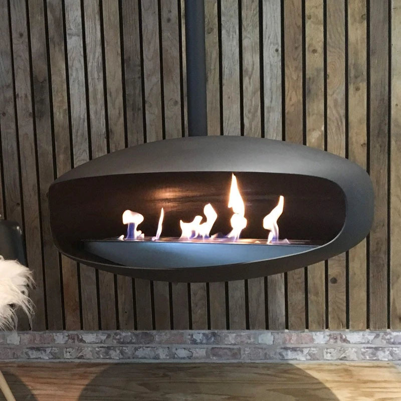 Hein & Haugaard ceiling hanging fireplace