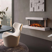 Lumen 870 väggmonterad elektrisk kamin – Krita
