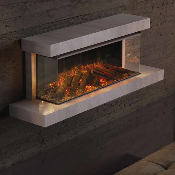 Lumen 870 väggmonterad eldstad – Sten