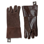 BBQ Gloves - Dark Brown Leather - Pair