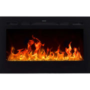 Majestic 92 cm - Wall-Mounted Electric Fireplace