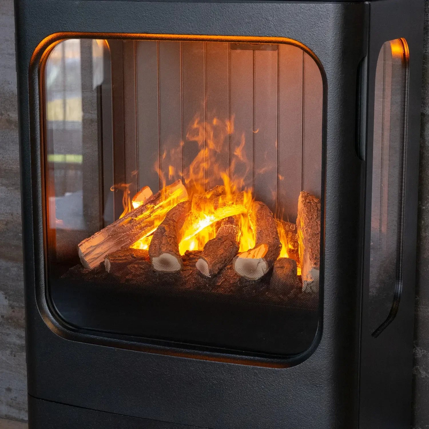 Mapleton 80 – Freestanding Water Vapour Fireplace in Cast Iron