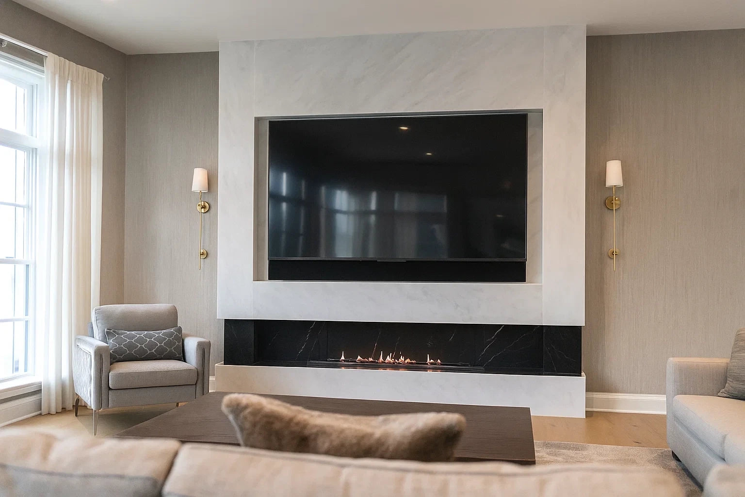Burner in a slimline model - 80 cm