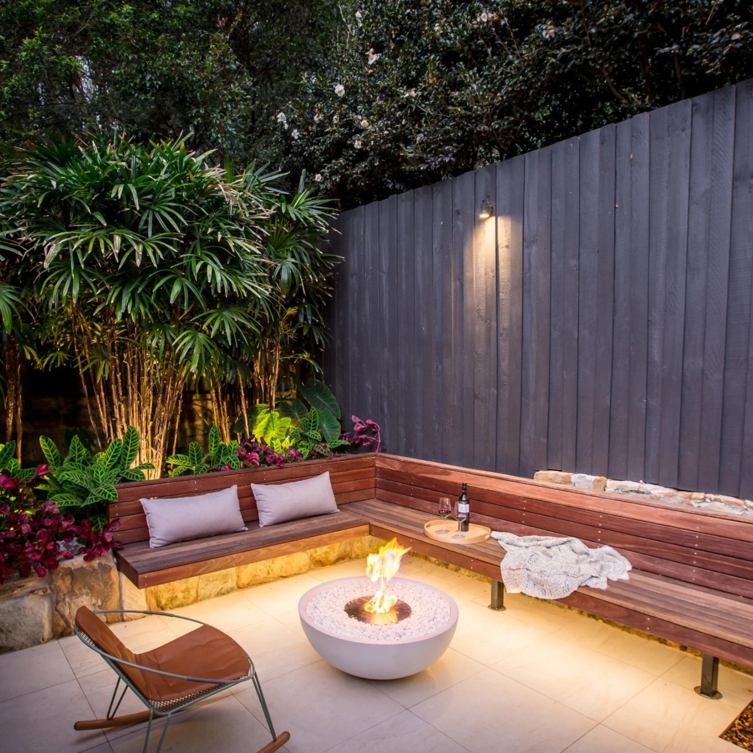 Mix 850 - Bone Outdoor Bioethanol Fireplace