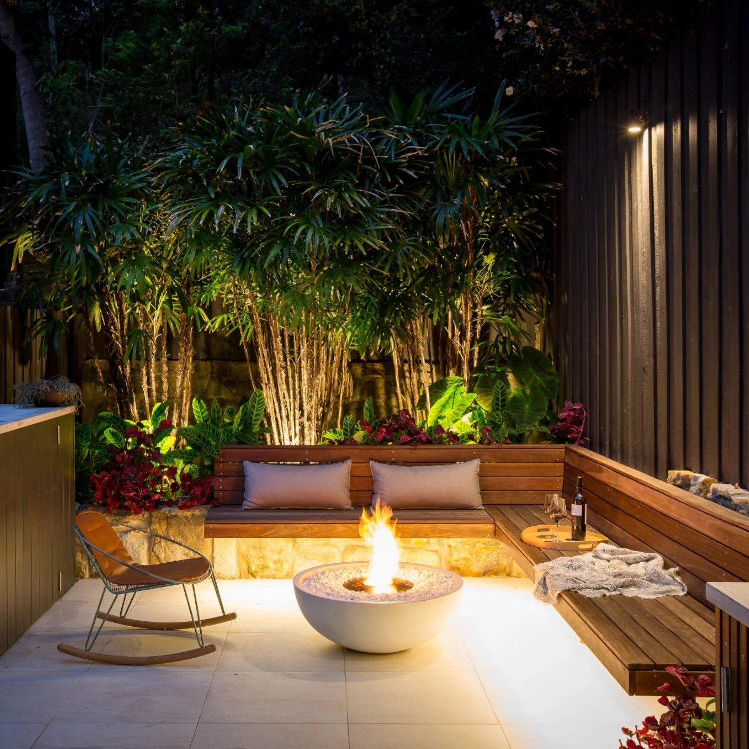 Mix 850 - Bone Outdoor Bioethanol Fireplace