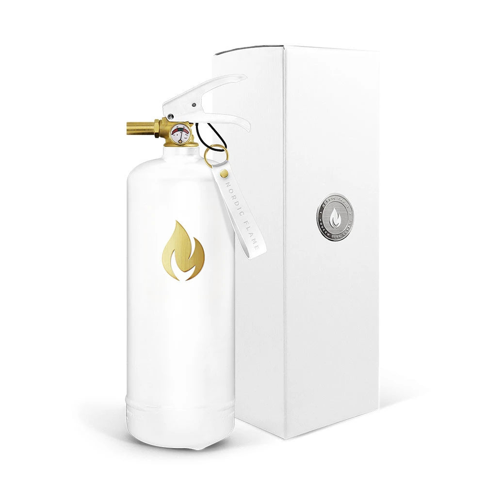Vit Brandsläckare 2 kg - Guld Emblem