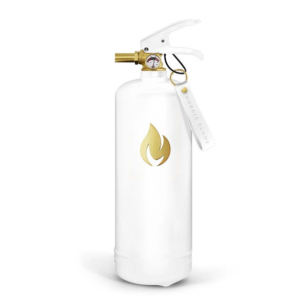 Vit Brandsläckare 2 kg - Guld Emblem
