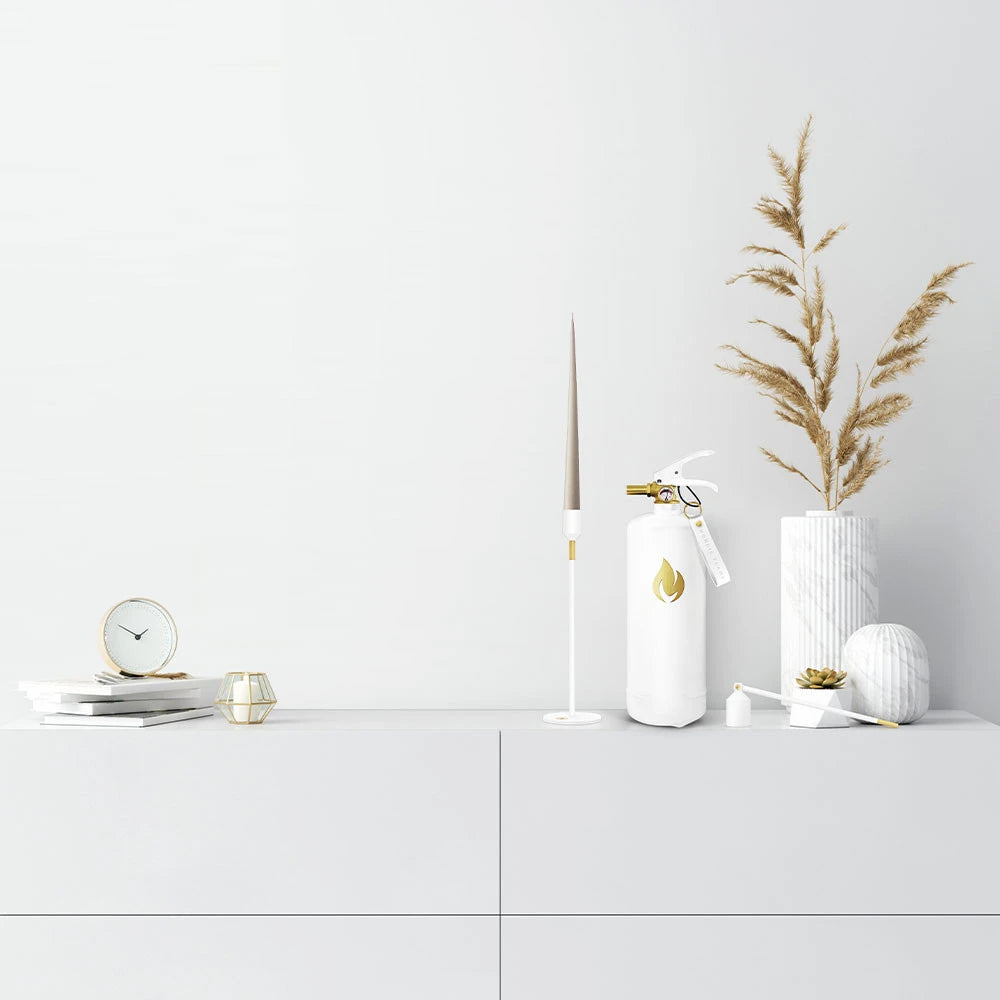 Vit Brandsläckare 2 kg - Guld Emblem