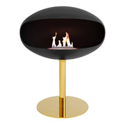 Pedestal Svart + Mässingsfot