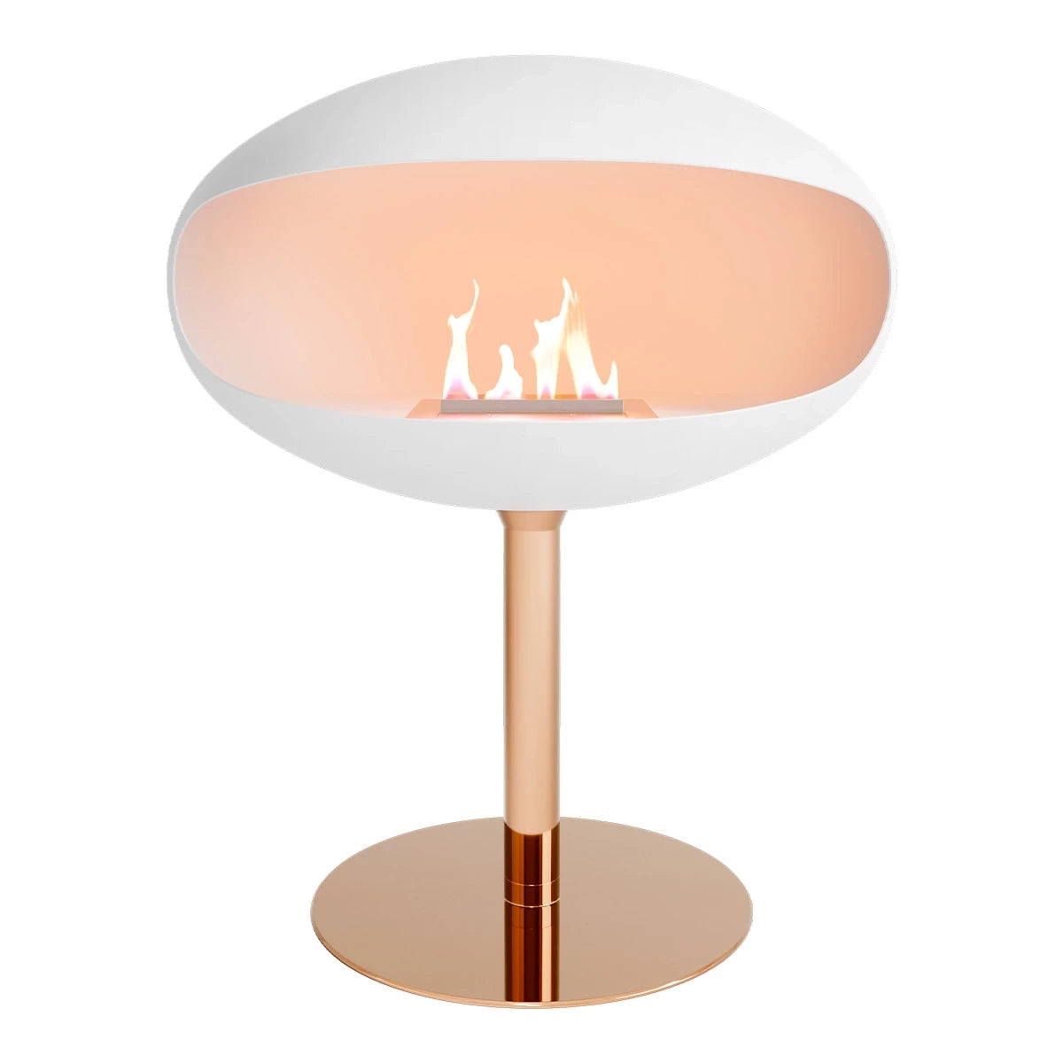 Pedestal White + Copper Base