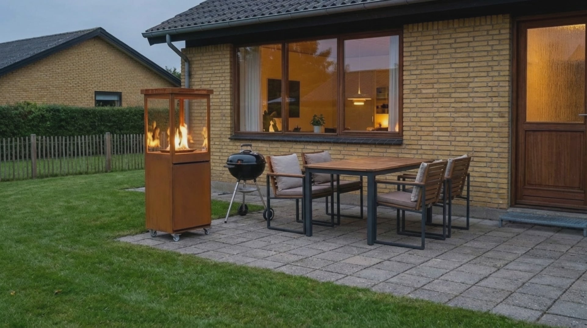 Ladda video: Marino Premium - Terrassvärmare i Cortenstål