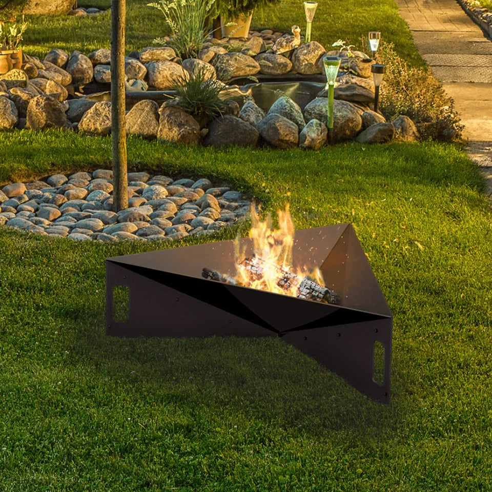 Sola Fire Pit - Trekantig eldstad