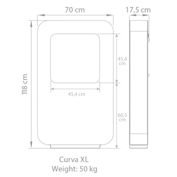 Safretti Curva XL - Vit