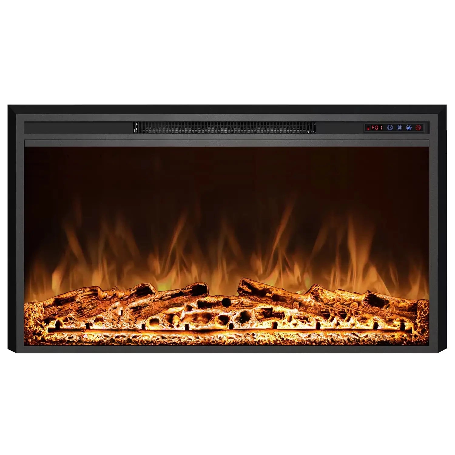 Pyrope Electric Fireplace Insert - 109 cm