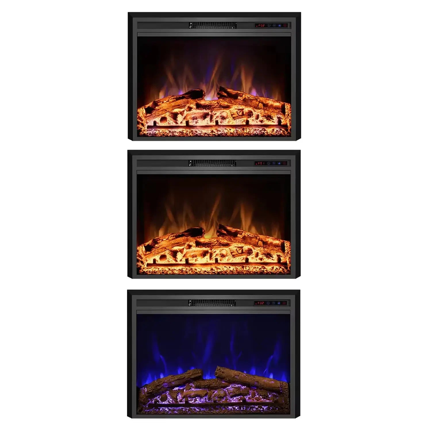 Pyrope Electric Fireplace Insert - 109 cm