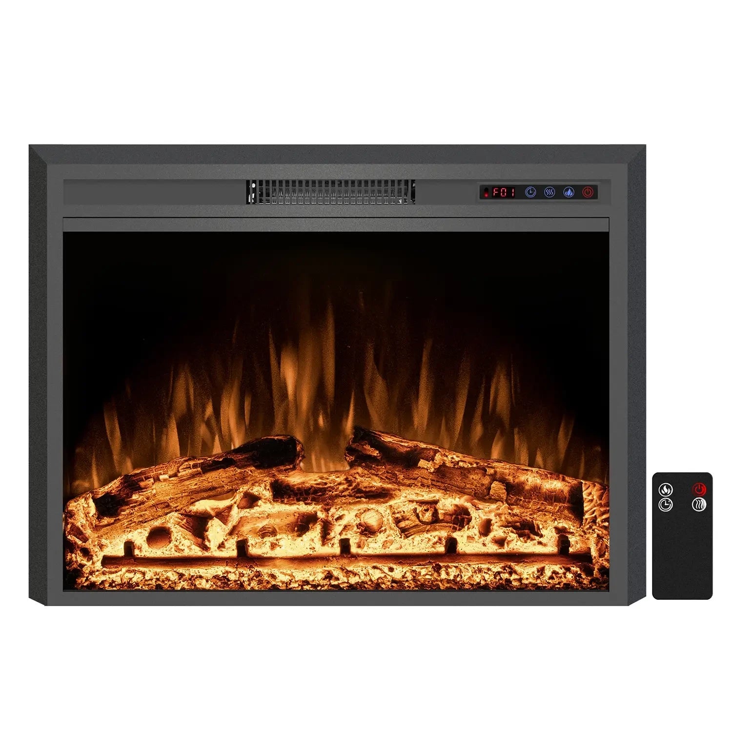 Pyrope Electric Fireplace Insert - 77 cm