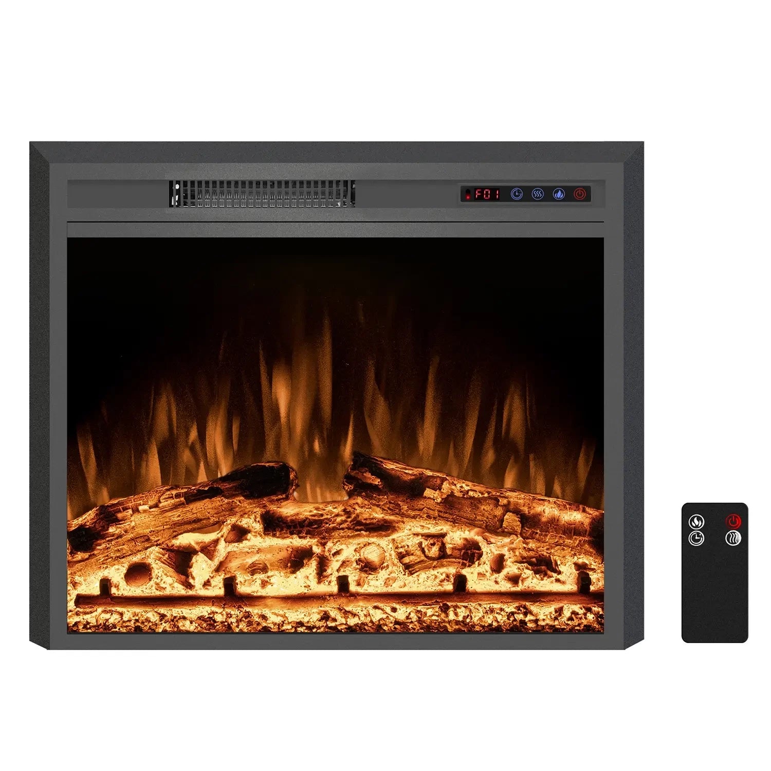 Pyrope Electric Fireplace Insert - 65 cm