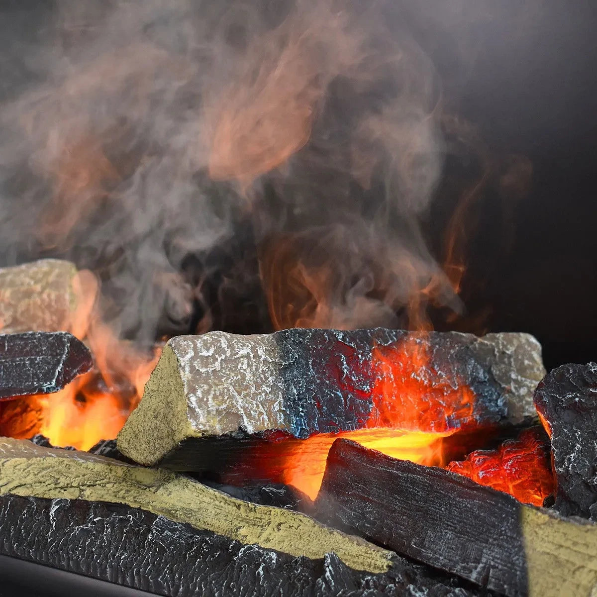 Schiller Pocket Black - OMC 600 | Freestanding Water Vapour Fireplace