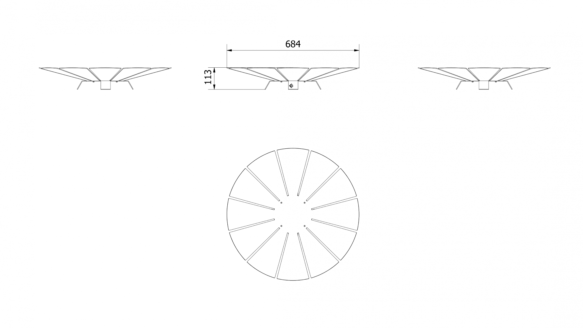 Skien Eldfat - Ø 68,4 cm