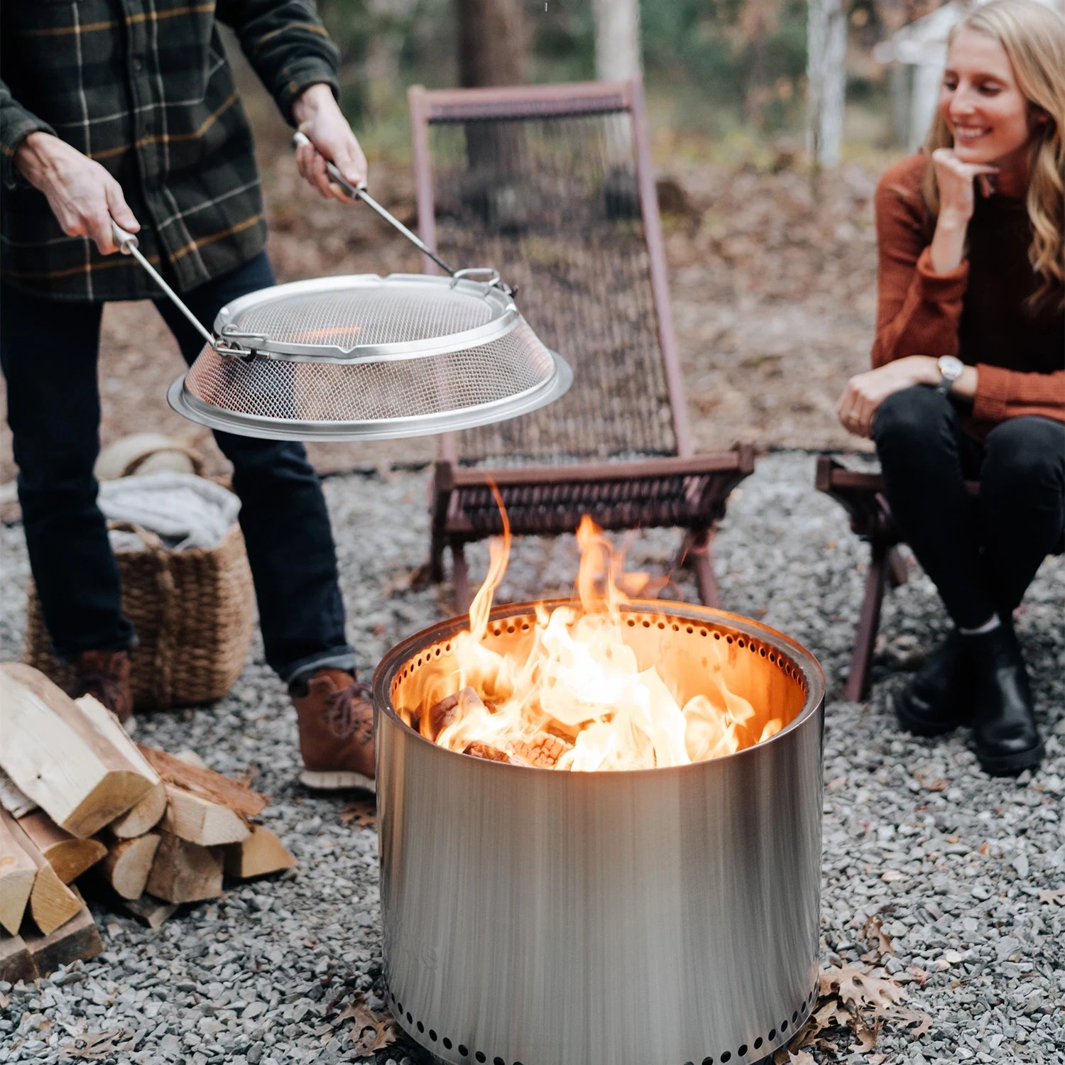 Bonfire Shield - rostfritt stål