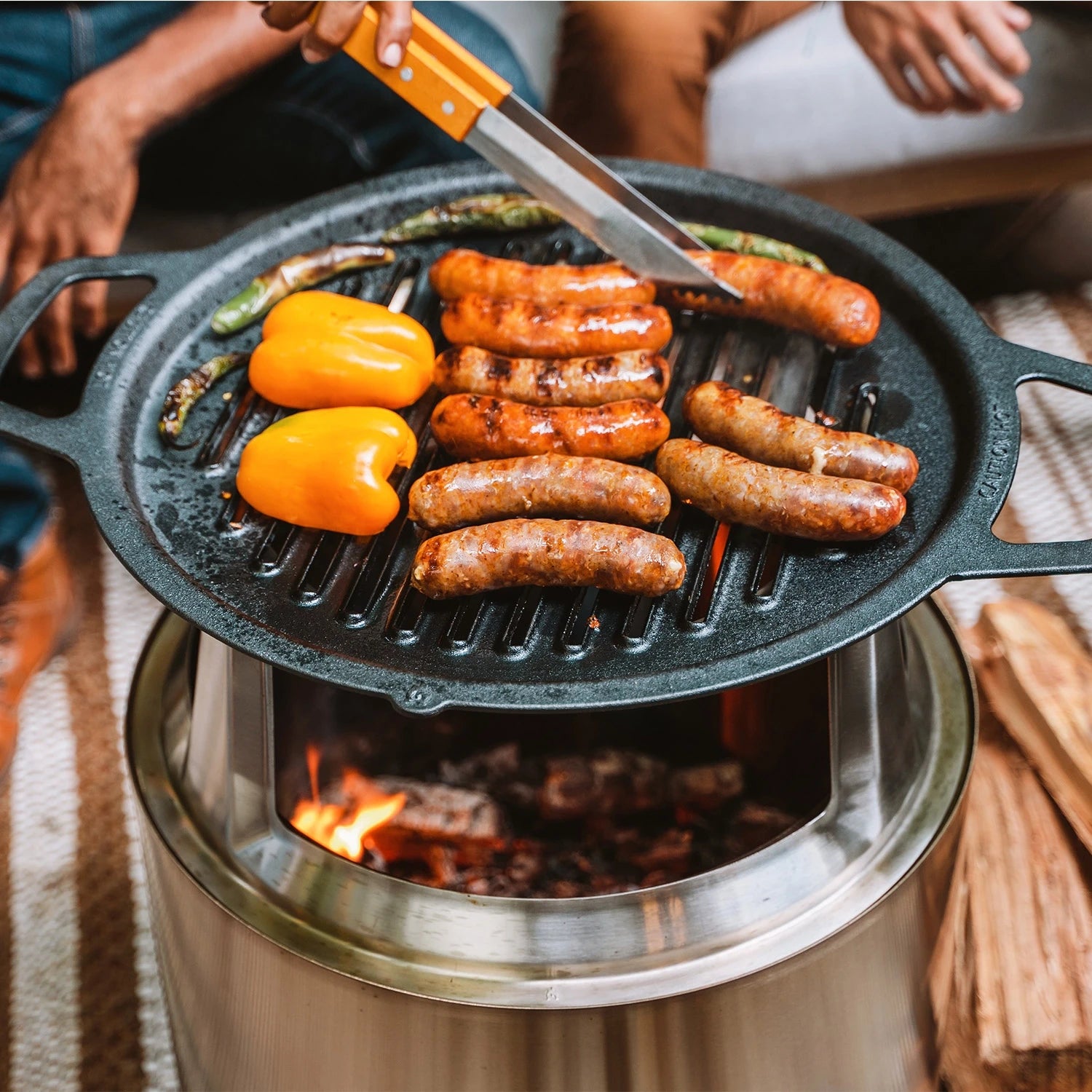 Bonfire Grillpanna  + HUB