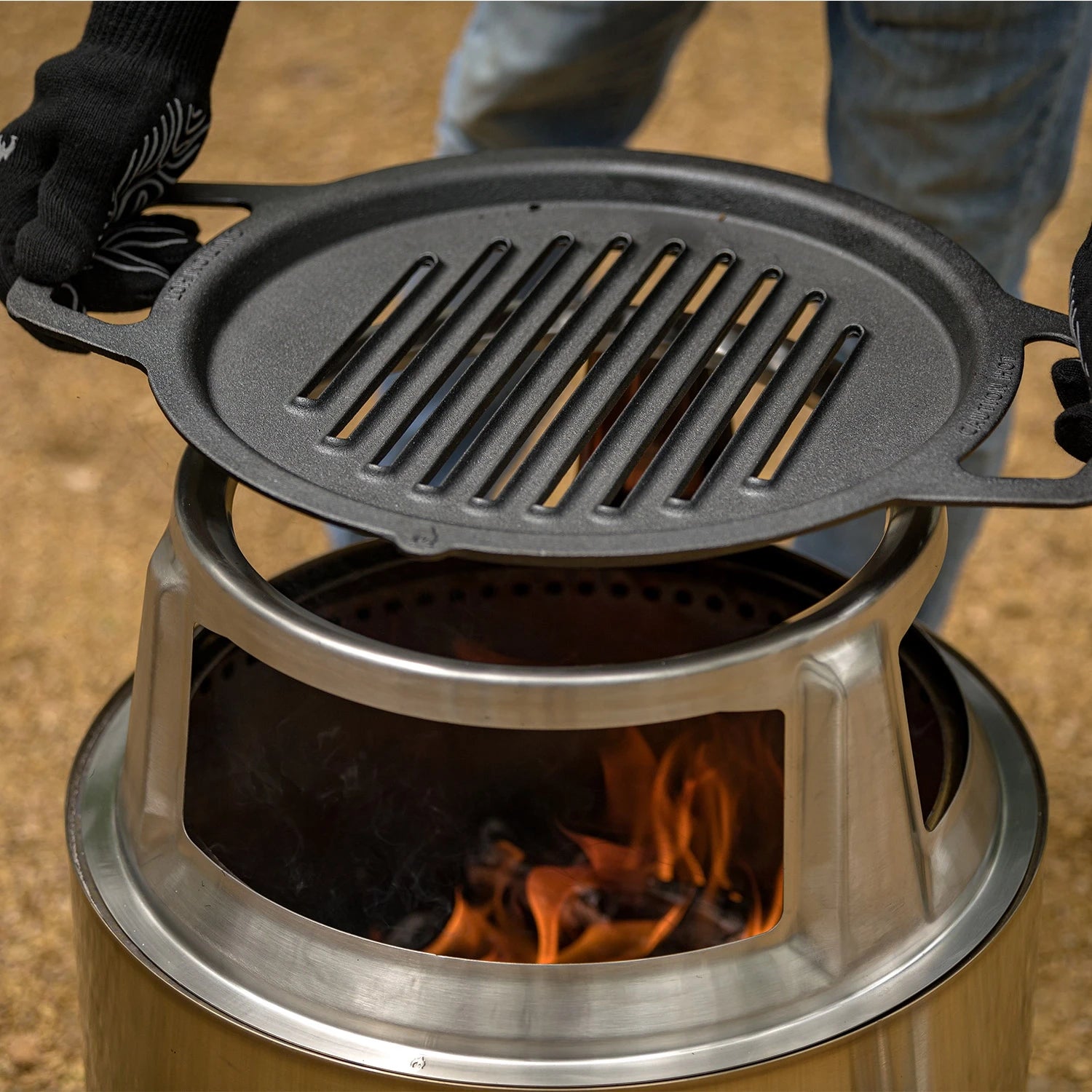 Ranger Gjutjärnsgrillpanna  + HUB