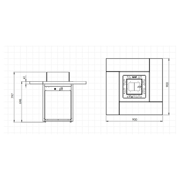 Square Table