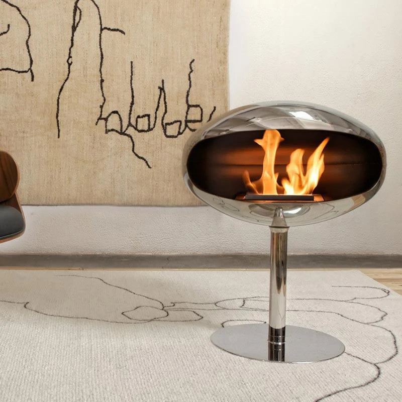 Cocoon Pedestal Polerat Stål