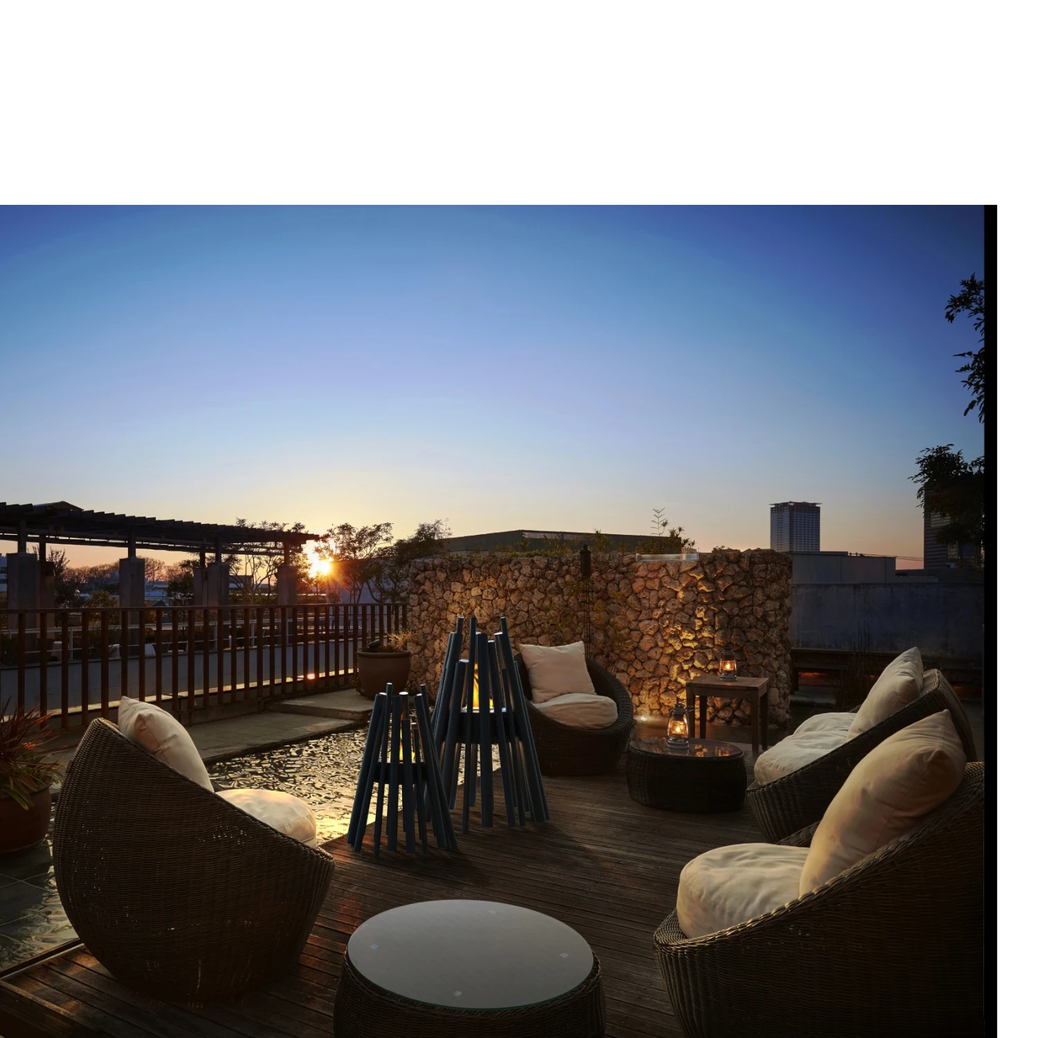 Stix Outdoor - Black Bioethanol Fireplace