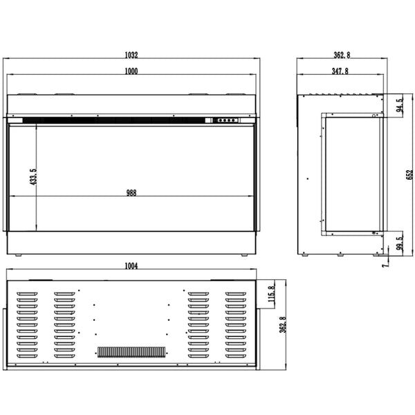 Aflamo Superb 3D 103,2 cm Elkamin