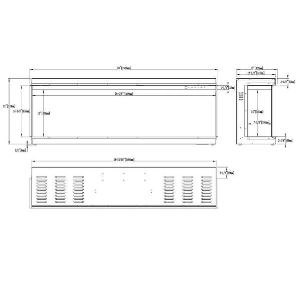 Aflamo Superb 60 Elektrisk Eldstad