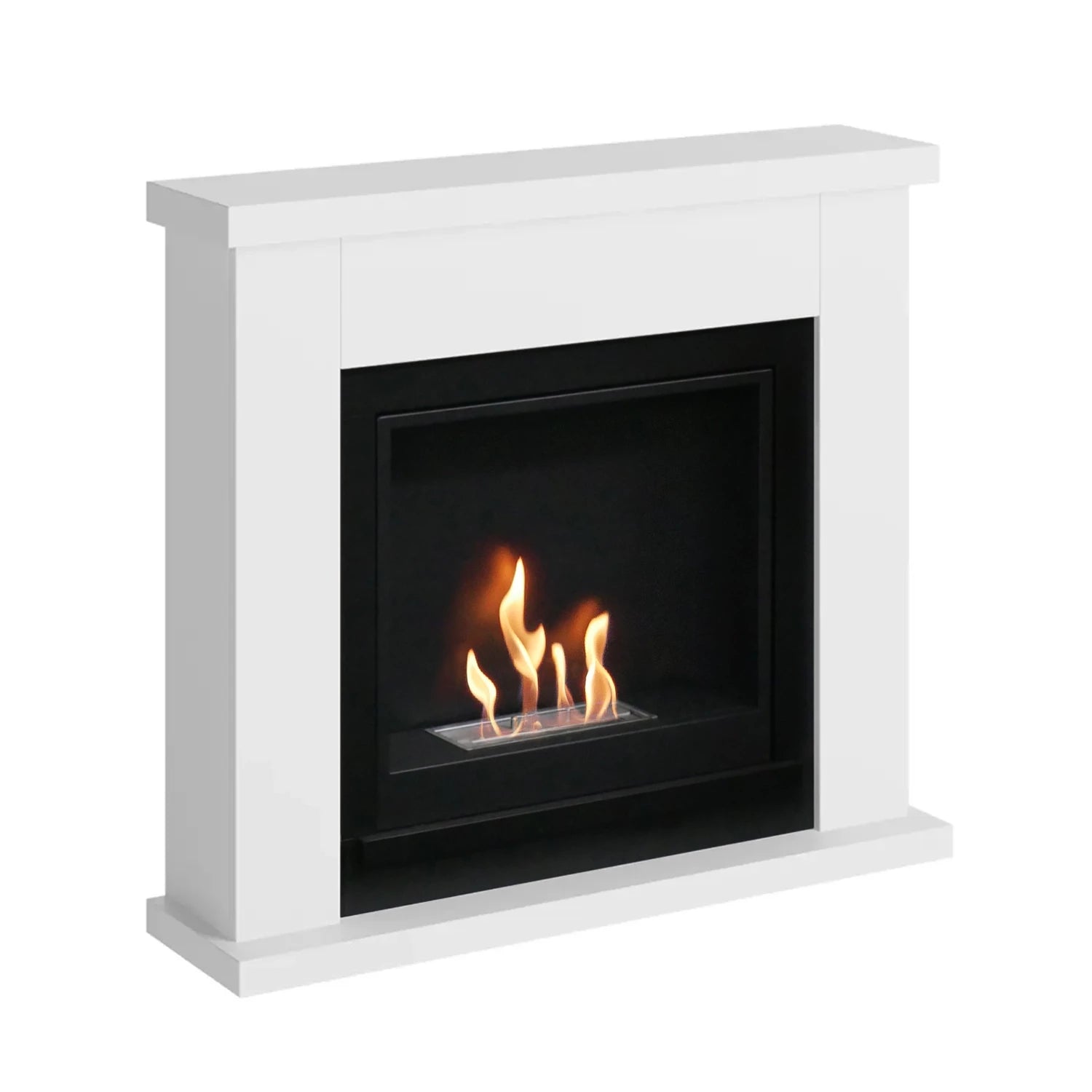 Frode Bioethanol Fireplace - White