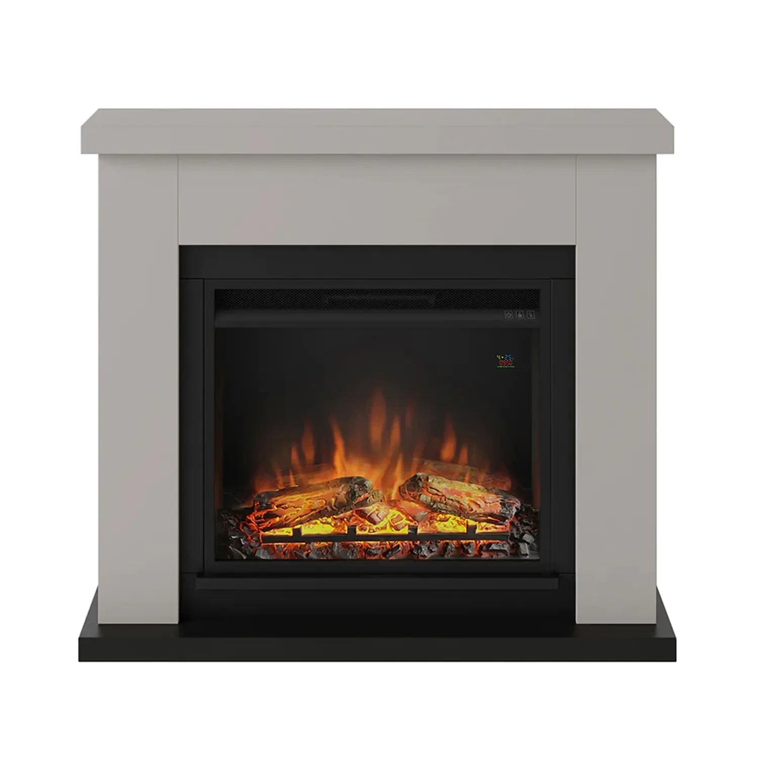 Frode Electric Fireplace - Beige