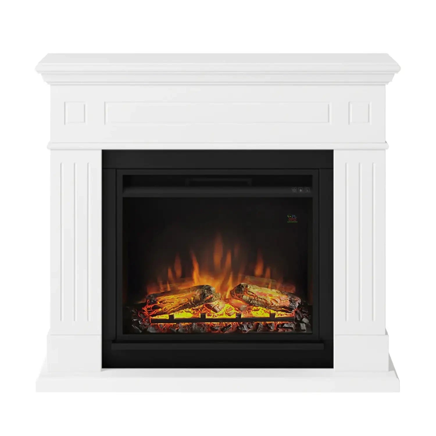 Larsen Electric Fireplace - White