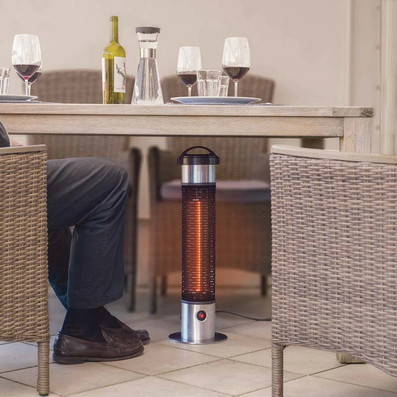 Patio Heater Under-table Model 1200 W Silver