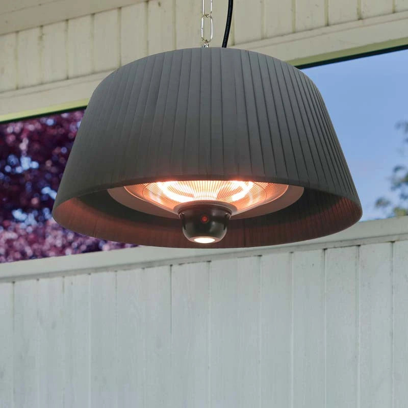 Terrassvärmare hängande 800/1000/1800 W Ø60 cm