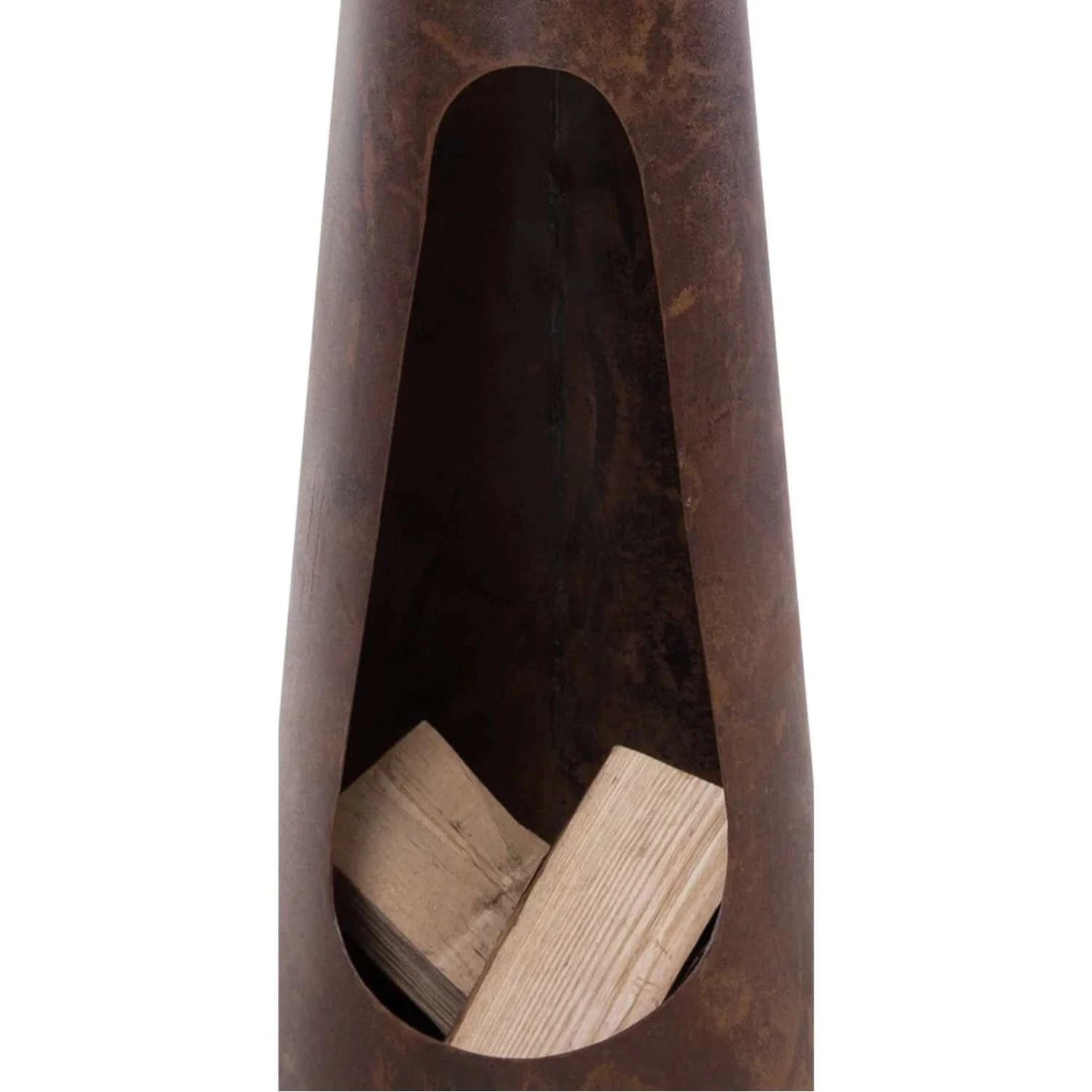 Tower Outdoor Fireplace - Rust