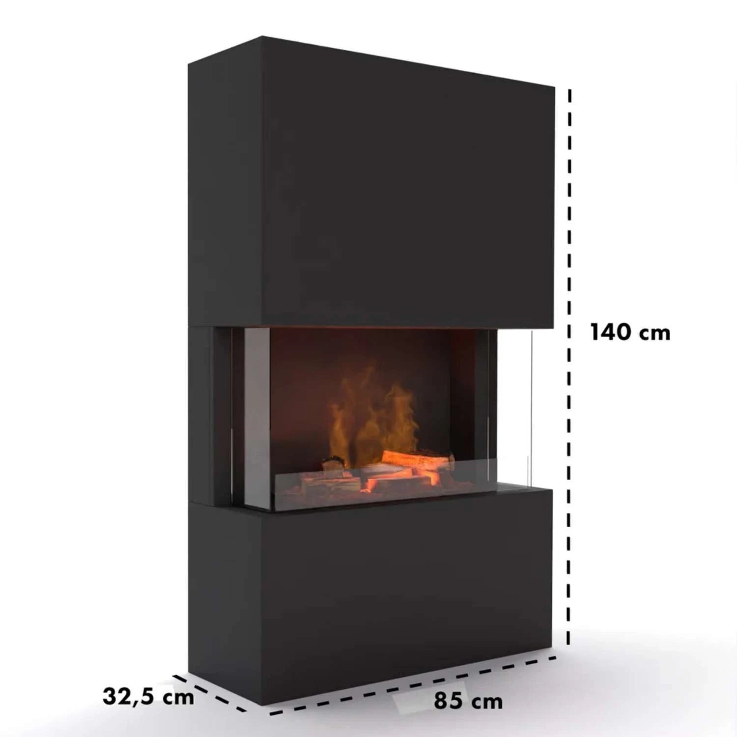 Tucholsky 3-sided Black - OMC 600 | Freestanding