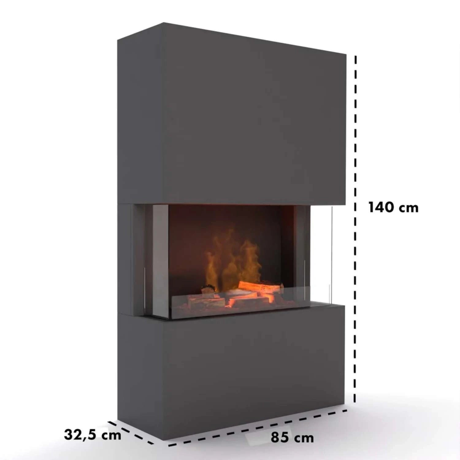 Tucholsky 3-sided Grey - OMC 600 | Freestanding