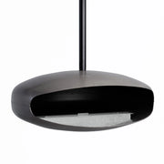 Hein & Haugaard UFO-80 ceiling-mounted bioethanol fireplace in the Industrial New York finish