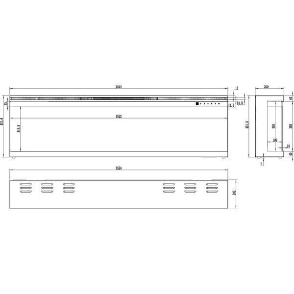Aflamo Unique 166 cm Elkamin